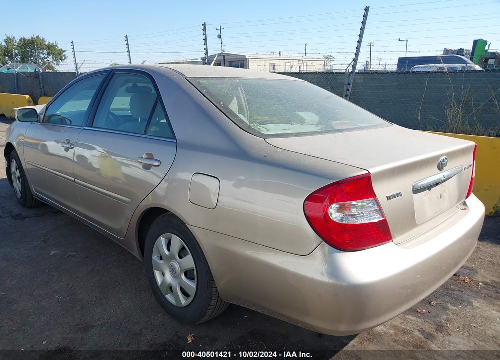 2004 TOYOTA CAMRY LE VIN: 4T1BE32K34U811229