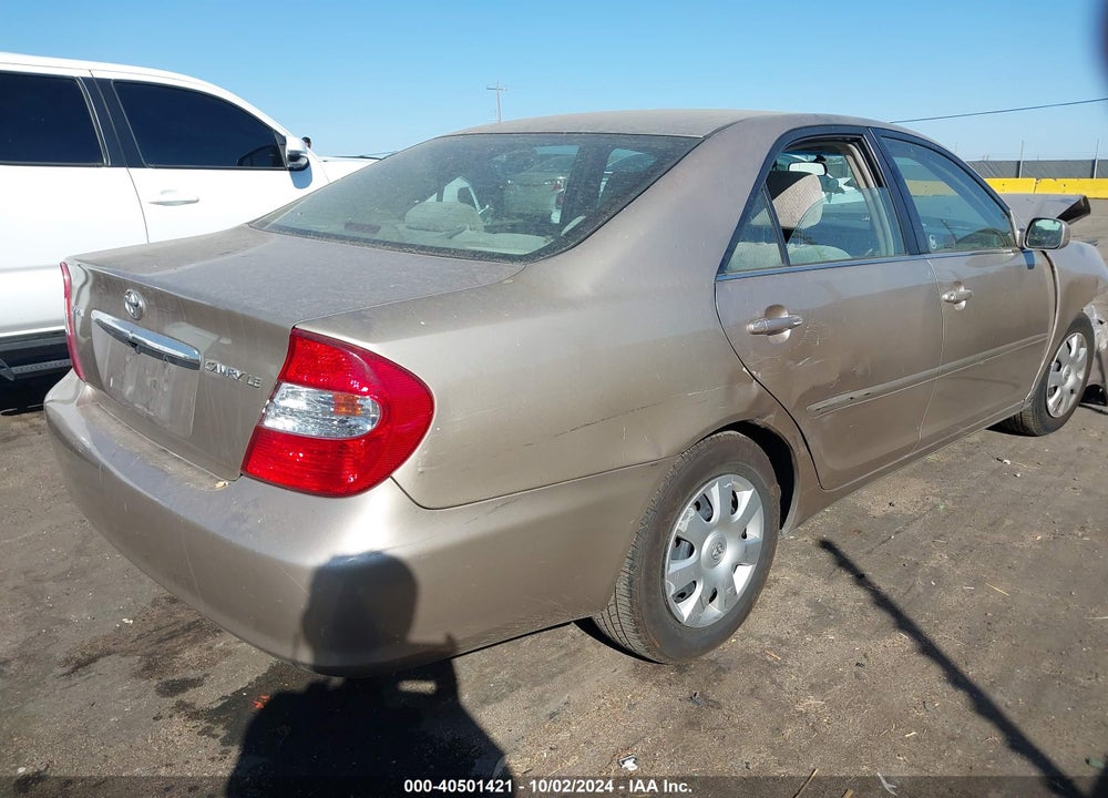 2004 TOYOTA CAMRY LE VIN: 4T1BE32K34U811229