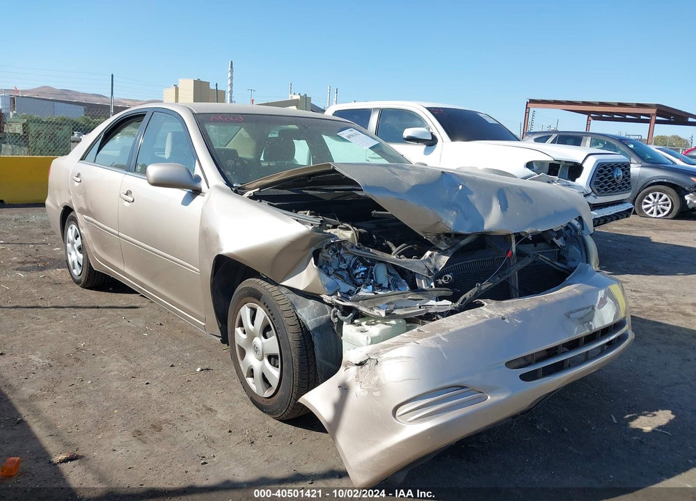 2004 TOYOTA CAMRY LE VIN: 4T1BE32K34U811229