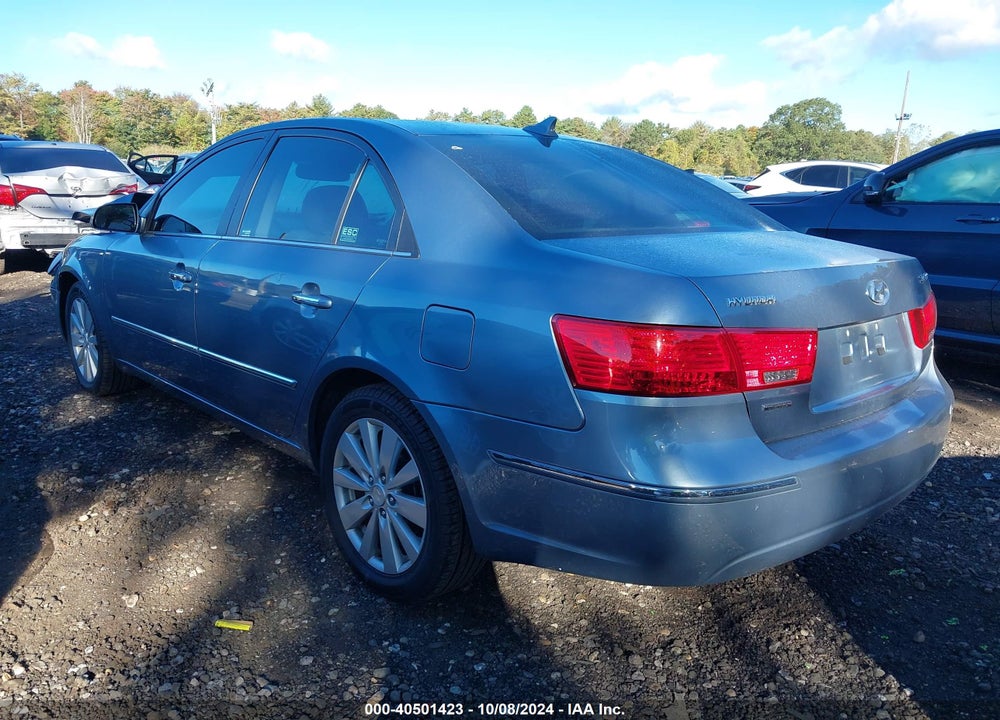 2009 HYUNDAI SONATA LIMITED VIN: 5NPEU46C49H510760