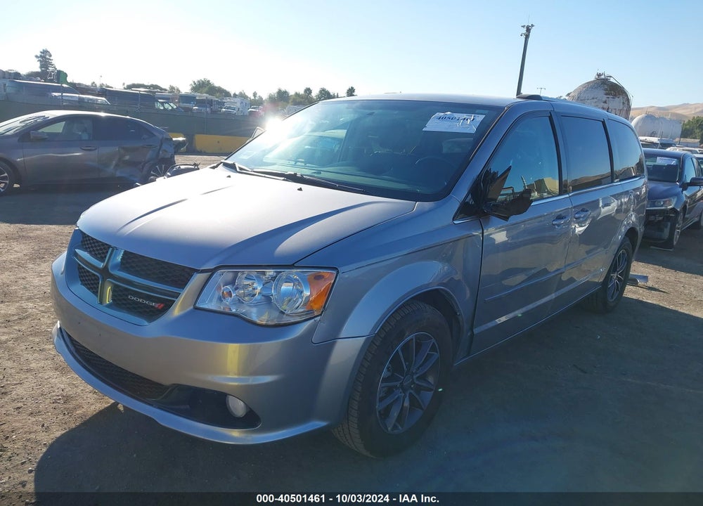 2017 DODGE GRAND CARAVAN SXT VIN: 2C4RDGCG9HR825548