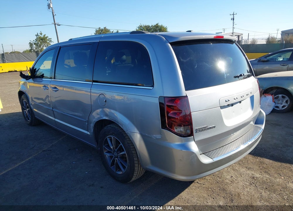 2017 DODGE GRAND CARAVAN SXT VIN: 2C4RDGCG9HR825548