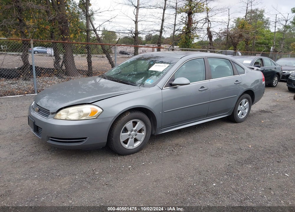 2009 CHEVROLET IMPALA LT VIN: 2G1WT57N191220791