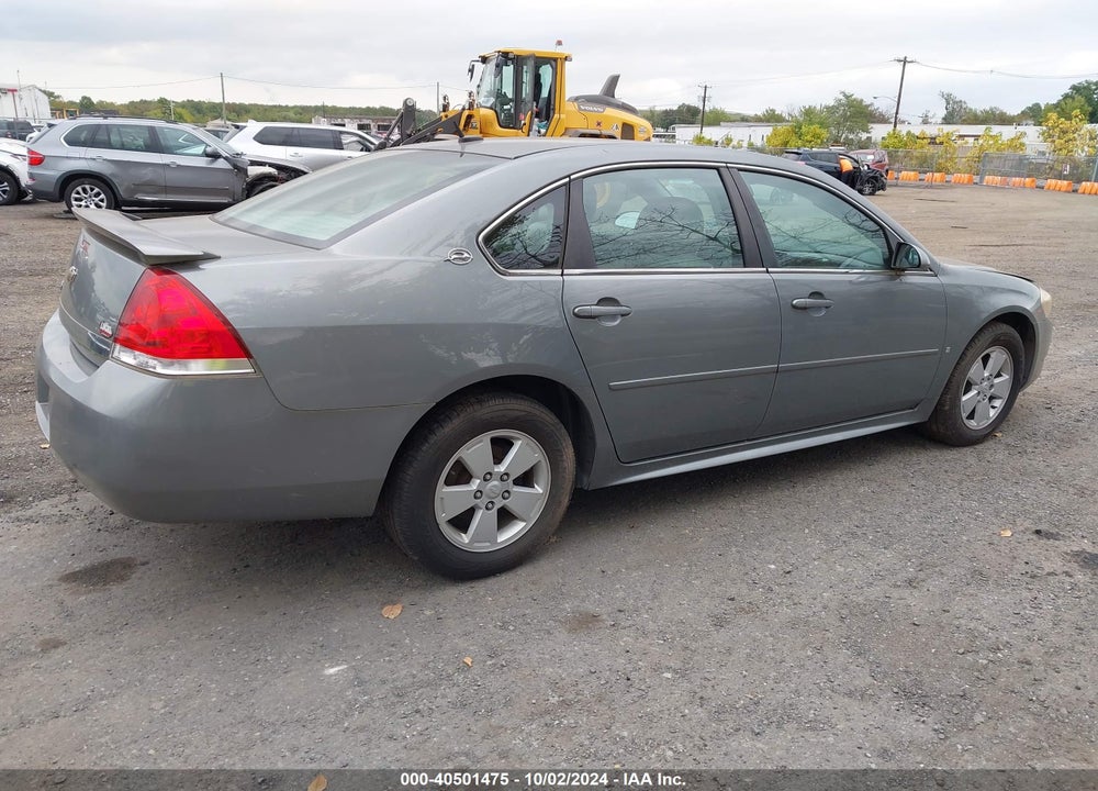 2009 CHEVROLET IMPALA LT VIN: 2G1WT57N191220791