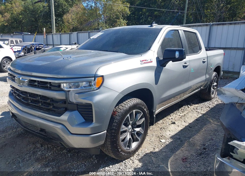 2024 CHEVROLET SILVERADO 1500 4WD SHORT BED RST VIN: 1GCUDEELXRZ210605