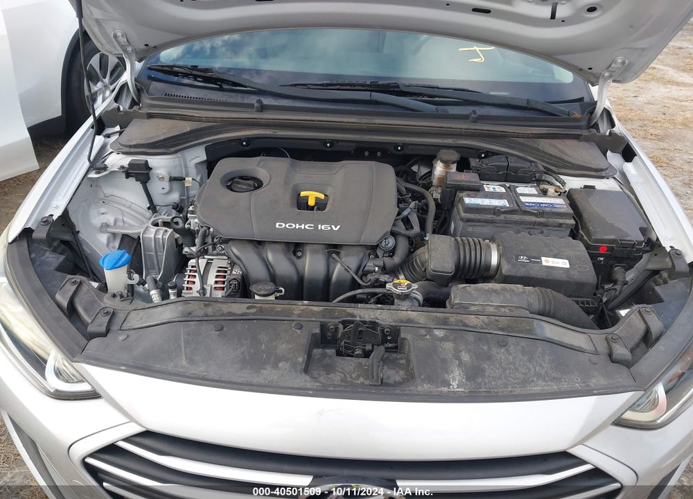 2017 HYUNDAI ELANTRA SE VIN: KMHD74LF5HU374317