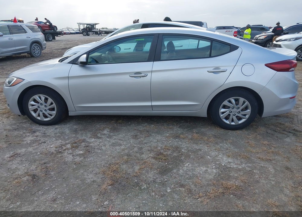 2017 HYUNDAI ELANTRA SE VIN: KMHD74LF5HU374317