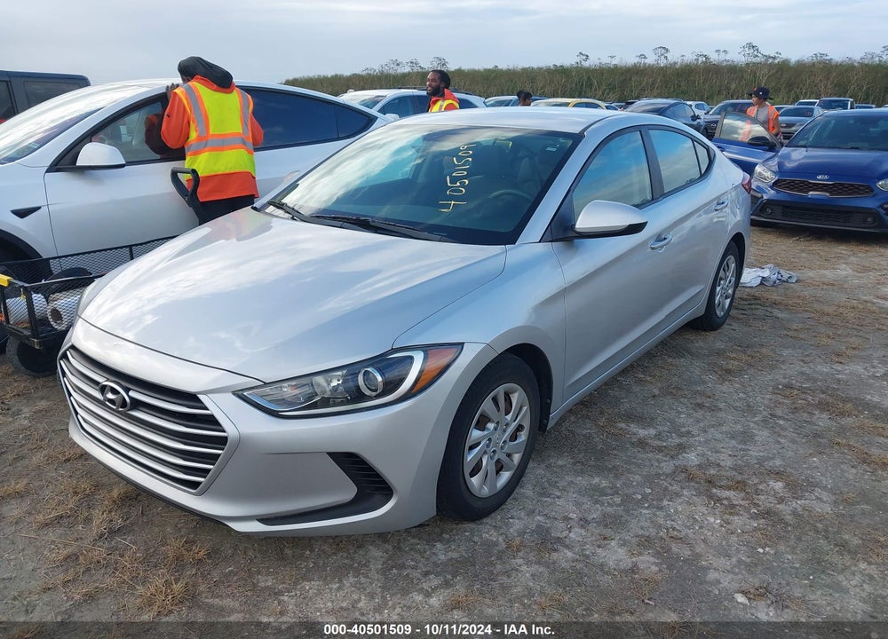 2017 HYUNDAI ELANTRA SE VIN: KMHD74LF5HU374317