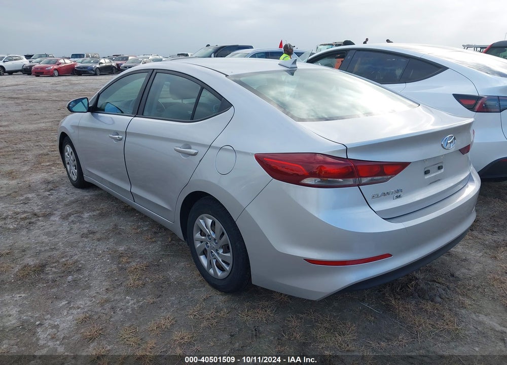 2017 HYUNDAI ELANTRA SE VIN: KMHD74LF5HU374317