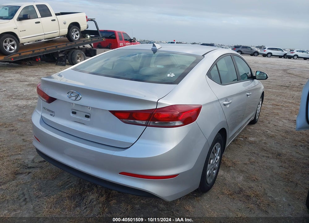 2017 HYUNDAI ELANTRA SE VIN: KMHD74LF5HU374317