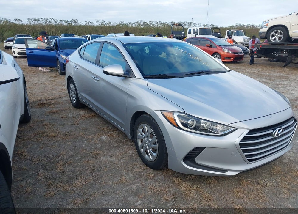 2017 HYUNDAI ELANTRA SE VIN: KMHD74LF5HU374317