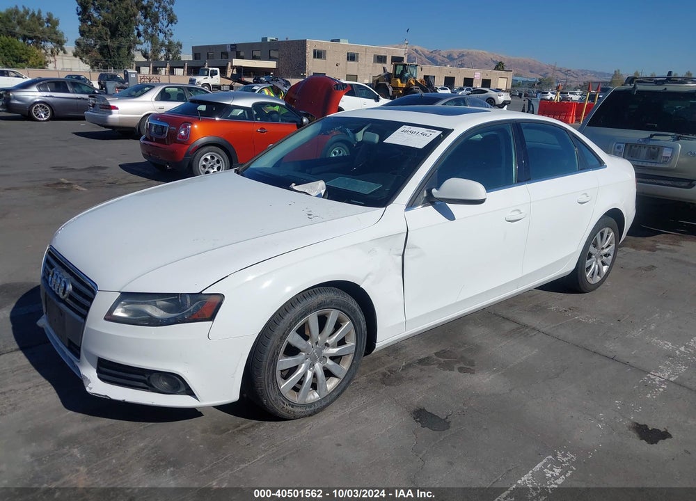 2010 AUDI A4 2.0T PREMIUM VIN: WAUFFAFL9AN021866