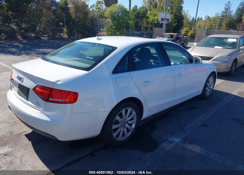 2010 AUDI A4 2.0T PREMIUM VIN: WAUFFAFL9AN021866