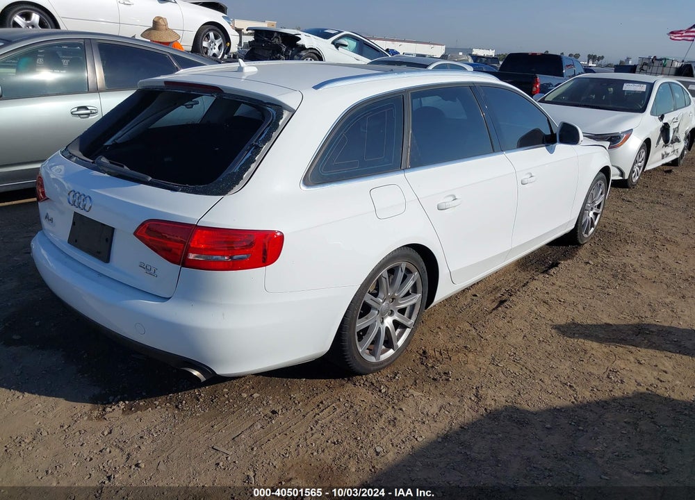 2009 AUDI A4 VIN: WAUGF78K19A229898