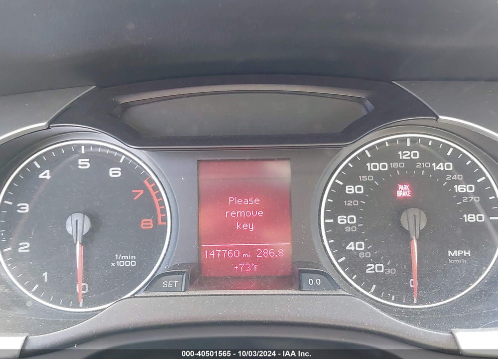 2009 AUDI A4 VIN: WAUGF78K19A229898