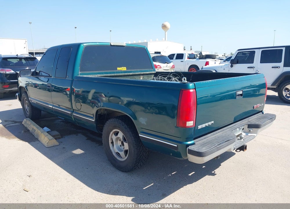1997 GMC SIERRA 1500 SL WIDESIDE VIN: 2GTEC19R3V1566833