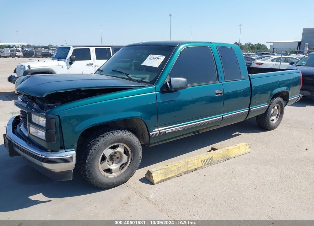 1997 GMC SIERRA 1500 SL WIDESIDE VIN: 2GTEC19R3V1566833