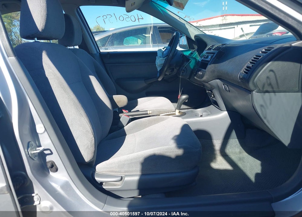 2001 HONDA CIVIC EX VIN: 1HGES26781L004749