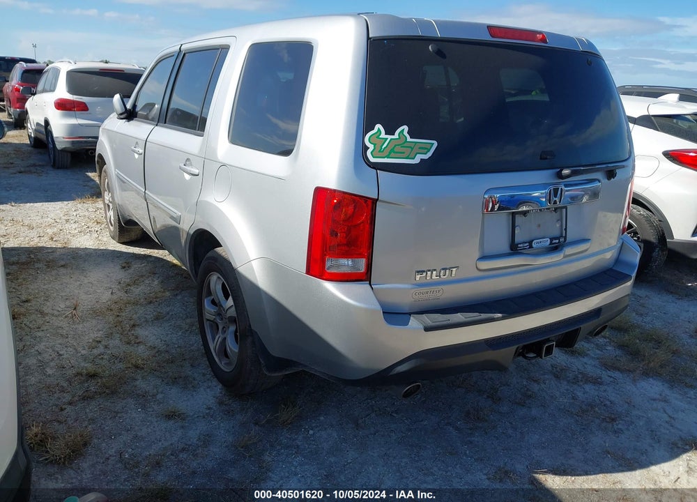 2012 HONDA PILOT EX-L VIN: 5FNYF3H57CB026300