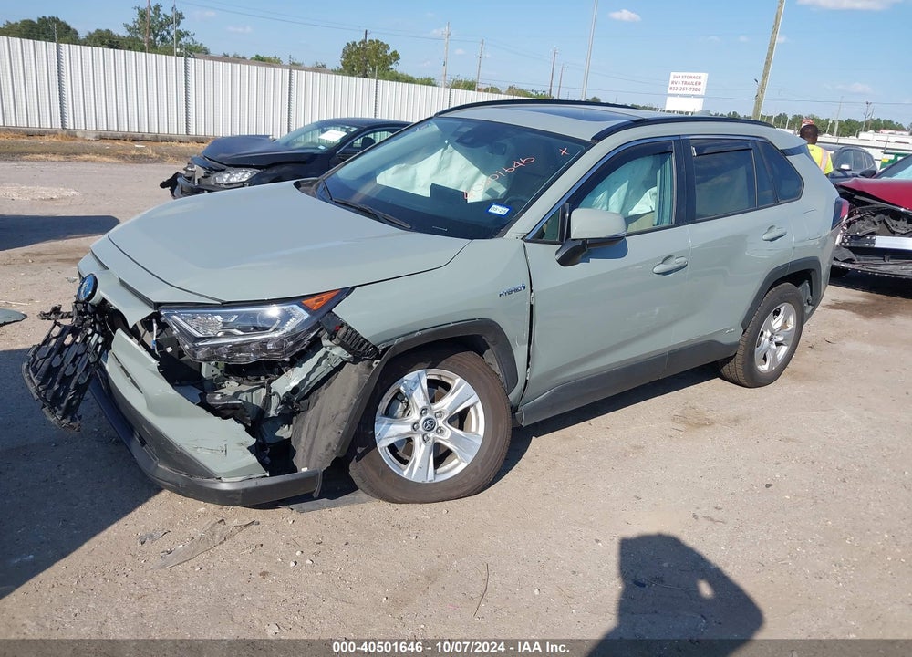 2021 TOYOTA RAV4 HYBRID XLE VIN: 2T3RWRFV0MW108259