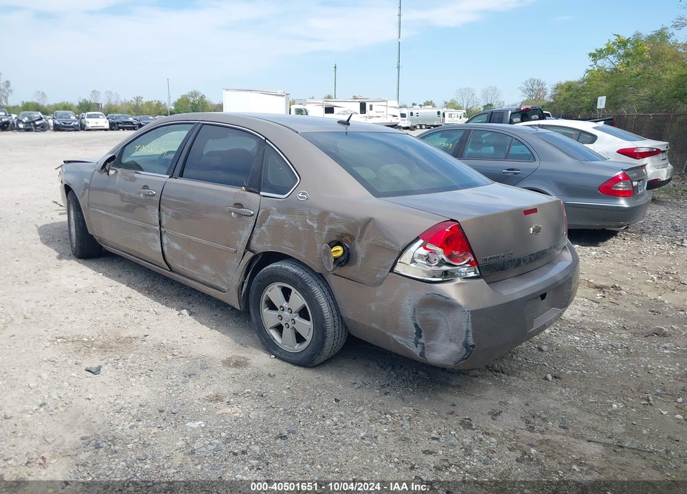 2007 CHEVROLET IMPALA LT VIN: 2G1WT58K279305254