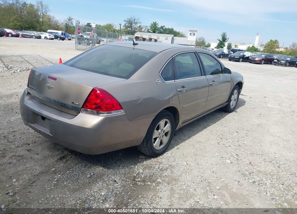 2007 CHEVROLET IMPALA LT VIN: 2G1WT58K279305254
