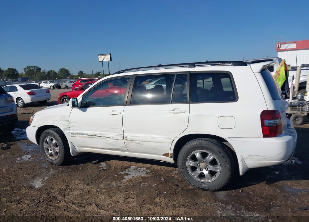 2007 TOYOTA HIGHLANDER V6 VIN: JTEGP21A170141517