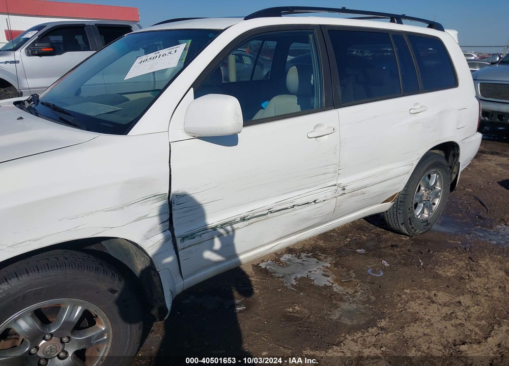 2007 TOYOTA HIGHLANDER V6 VIN: JTEGP21A170141517