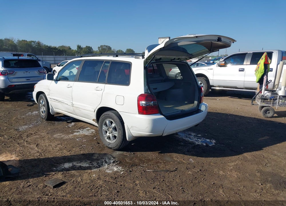 2007 TOYOTA HIGHLANDER V6 VIN: JTEGP21A170141517