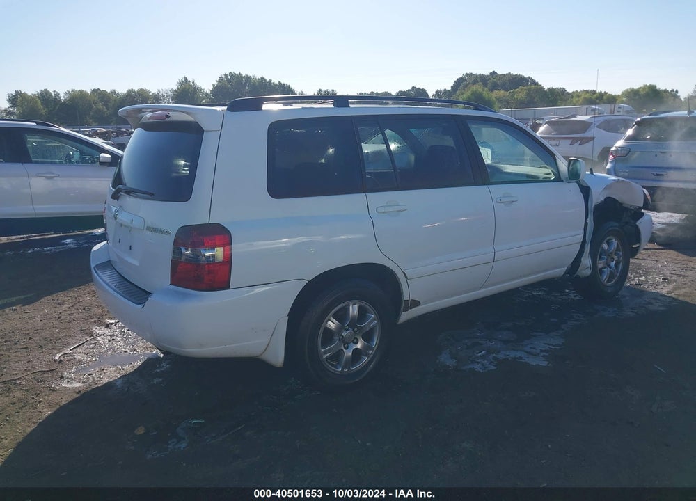 2007 TOYOTA HIGHLANDER V6 VIN: JTEGP21A170141517
