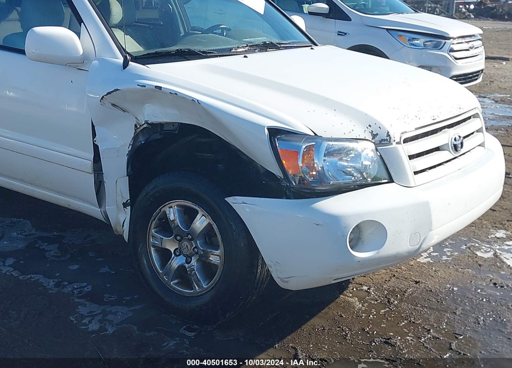 2007 TOYOTA HIGHLANDER V6 VIN: JTEGP21A170141517