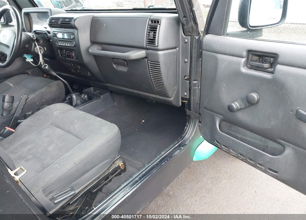 2006 JEEP WRANGLER SE VIN: 1J4FA29196P764454