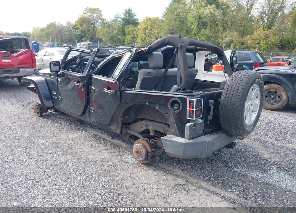 2007 JEEP WRANGLER UNLIMITED SAHARA VIN: 1J4GA59197L156268