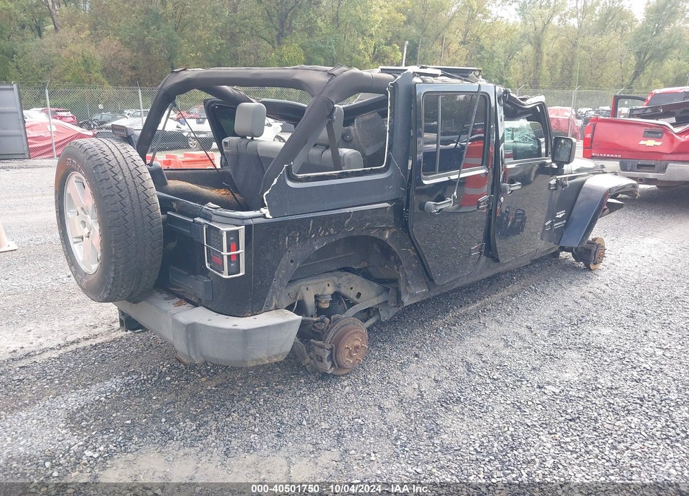 2007 JEEP WRANGLER UNLIMITED SAHARA VIN: 1J4GA59197L156268
