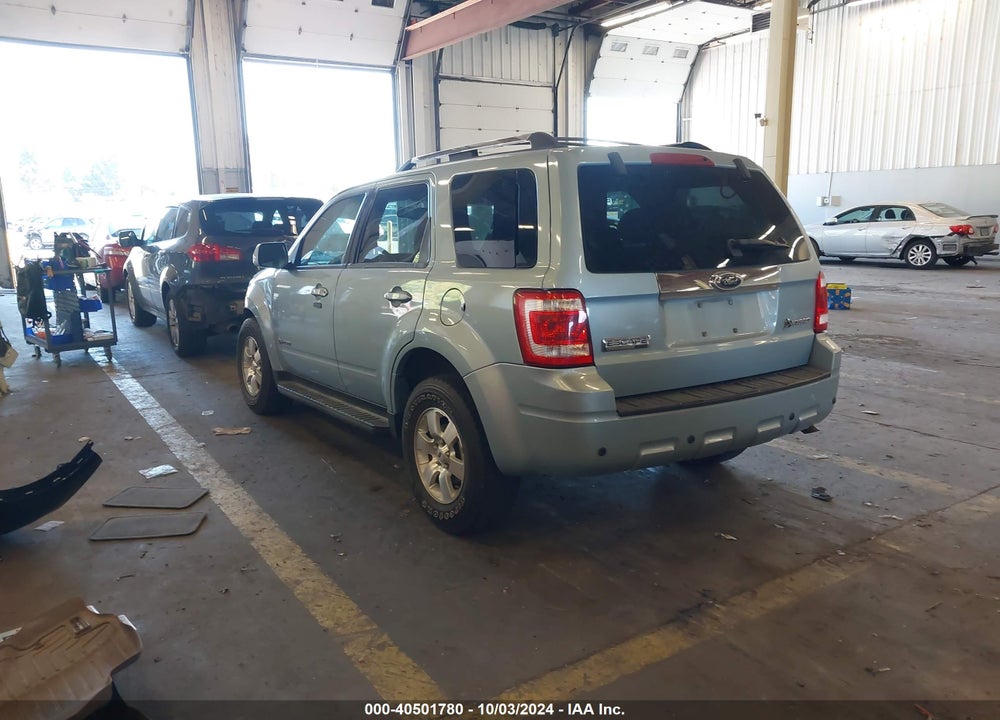 2009 FORD ESCAPE HYBRID LIMITED VIN: 1FMCU59329KC01908