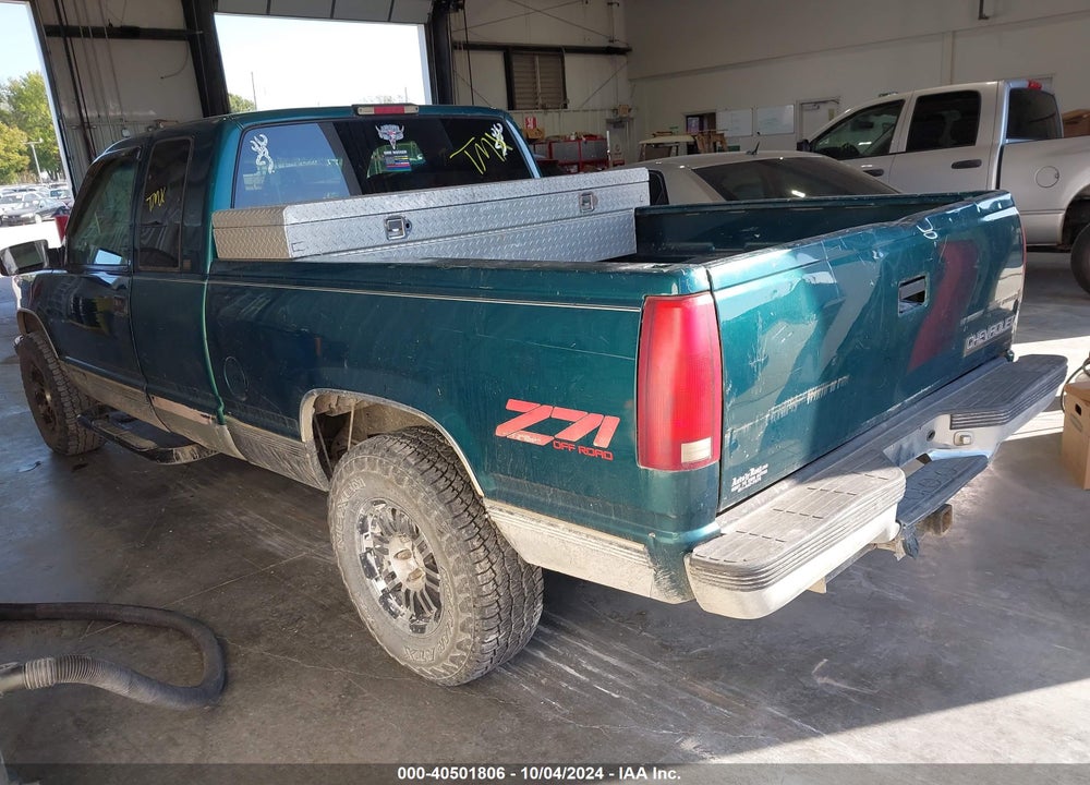 1998 CHEVROLET K1500 FLEETSIDE VIN: 1GCEK19R1WE153571
