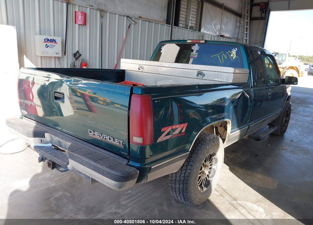 1998 CHEVROLET K1500 FLEETSIDE VIN: 1GCEK19R1WE153571
