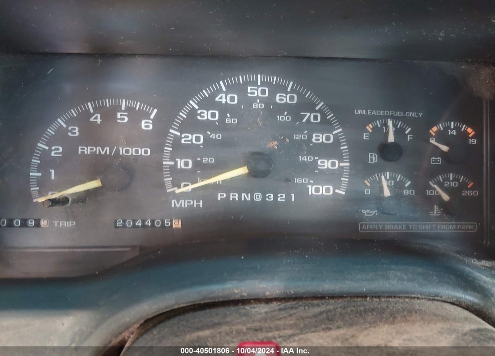 1998 CHEVROLET K1500 FLEETSIDE VIN: 1GCEK19R1WE153571
