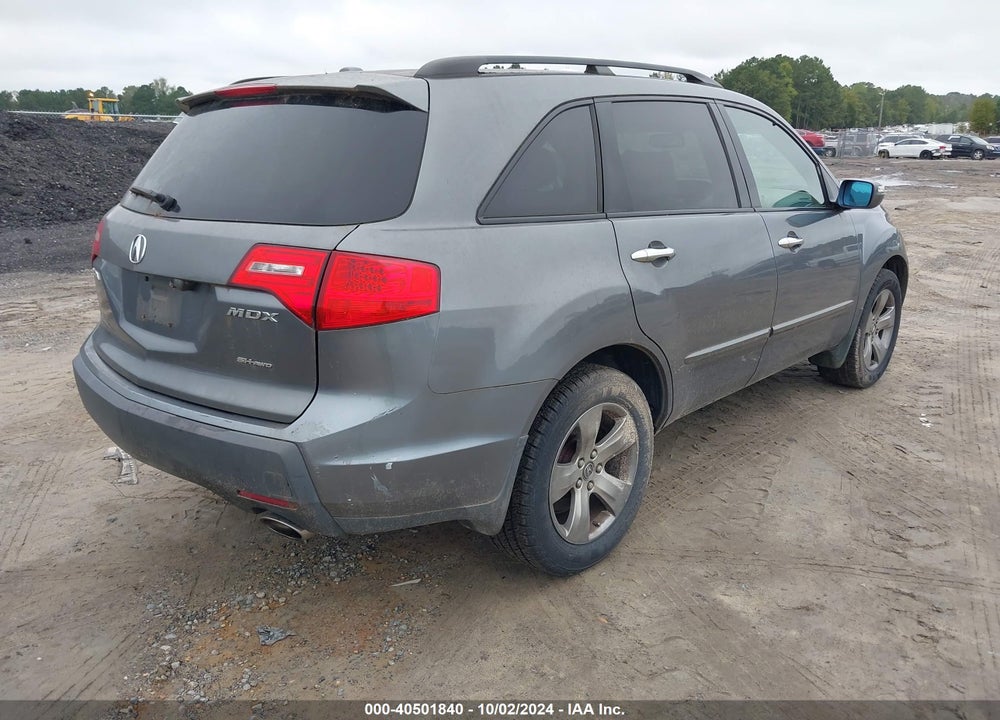 2008 ACURA MDX SPORT PACKAGE VIN: 2HNYD28518H529980