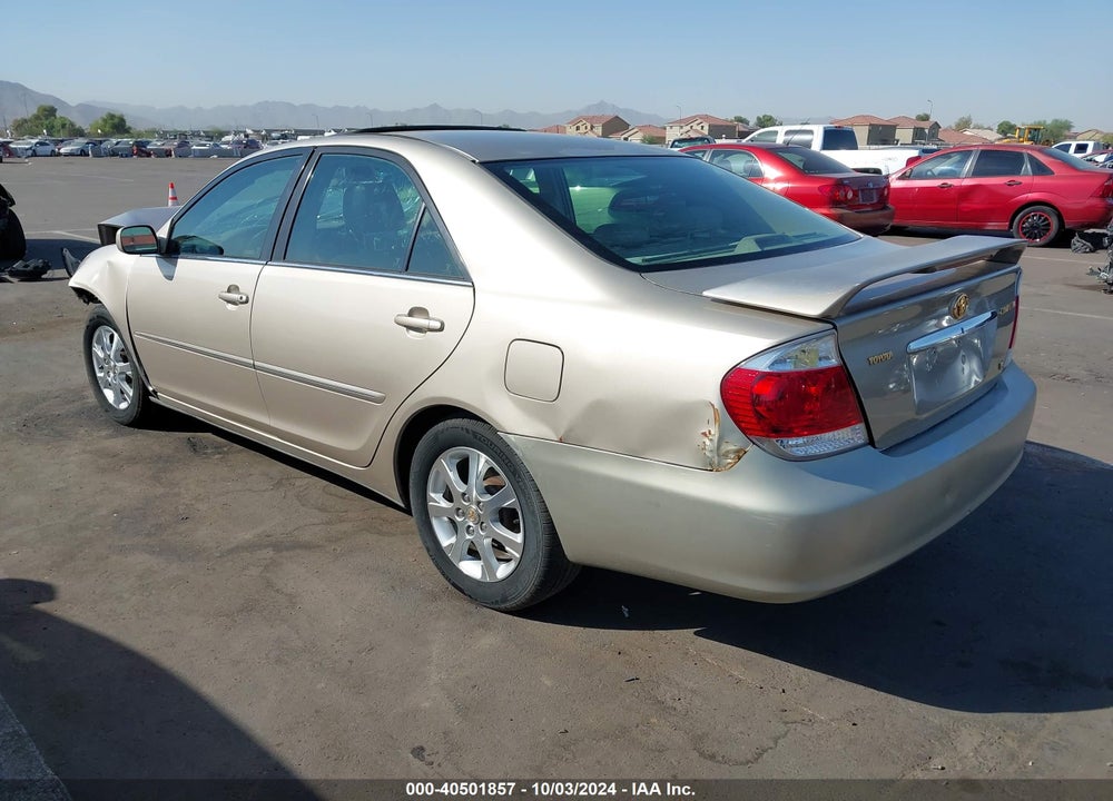 2005 TOYOTA CAMRY XLE V6 VIN: 4T1BF32K75U594251