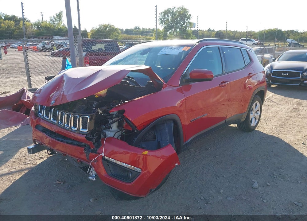 2018 JEEP COMPASS LATITUDE FWD VIN: 3C4NJCBB6JT108758