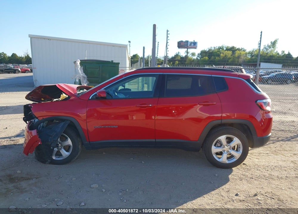 2018 JEEP COMPASS LATITUDE FWD VIN: 3C4NJCBB6JT108758
