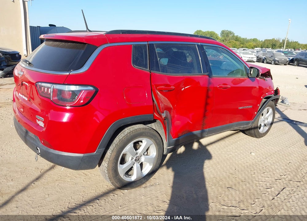 2018 JEEP COMPASS LATITUDE FWD VIN: 3C4NJCBB6JT108758