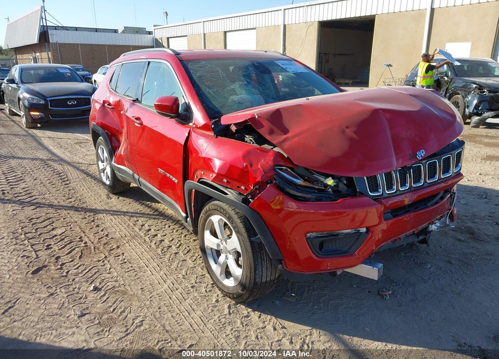 2018 JEEP COMPASS LATITUDE FWD VIN: 3C4NJCBB6JT108758
