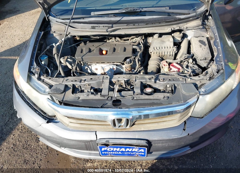 2012 HONDA CIVIC LX VIN: 19XFB2F54CE373069