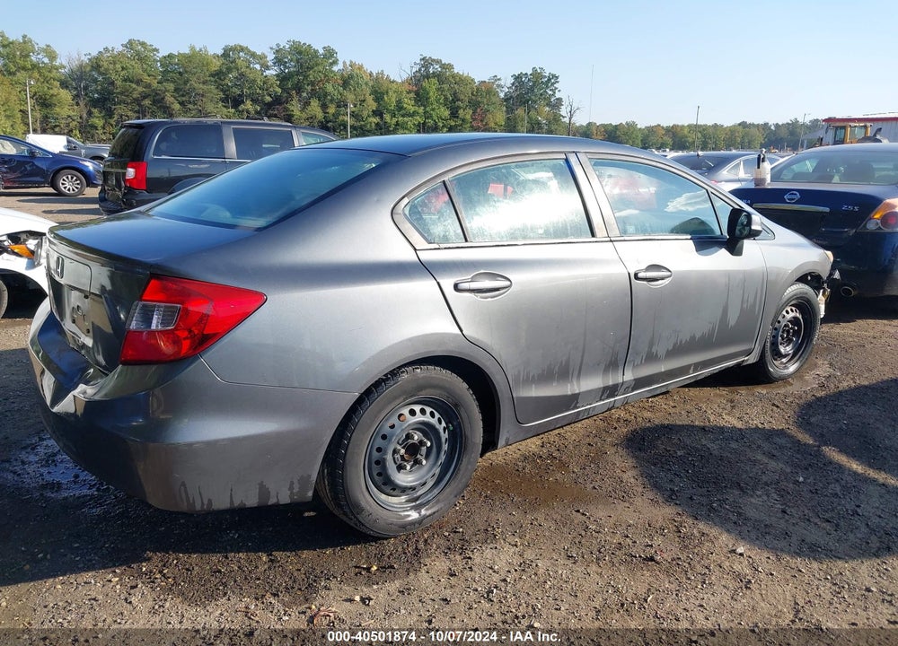 2012 HONDA CIVIC LX VIN: 19XFB2F54CE373069
