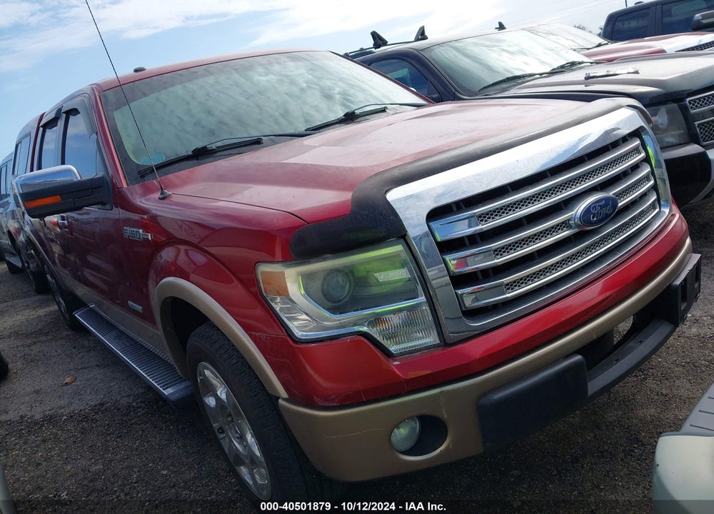 2013 FORD F-150 LARIAT VIN: 1FTFW1CT4DFB34792