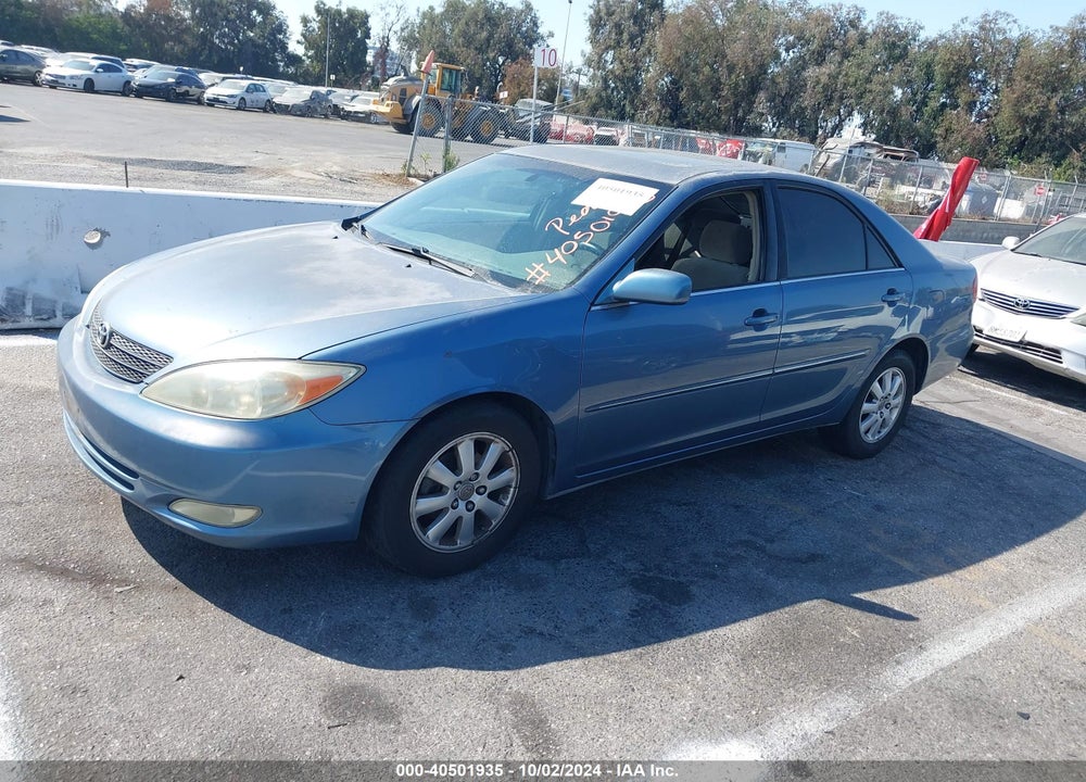 2003 TOYOTA CAMRY XLE VIN: JTDBE32KX30225329
