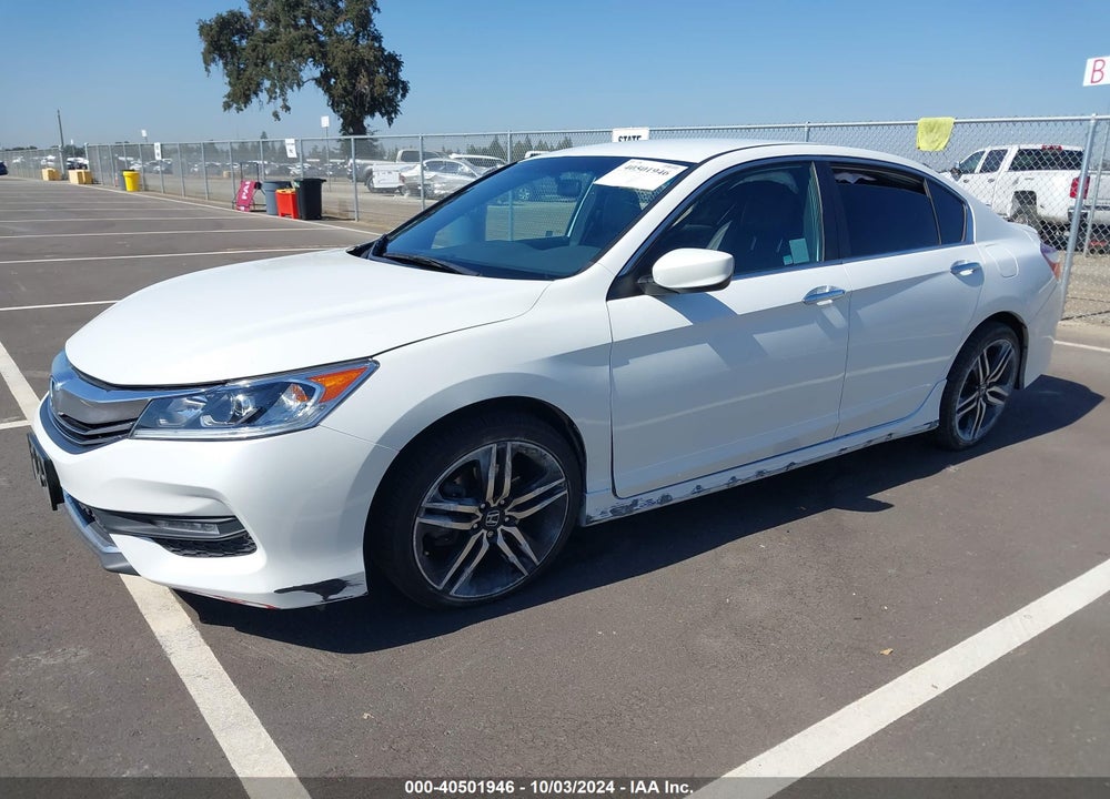 2017 HONDA ACCORD SPORT VIN: 1HGCR2F55HA157807