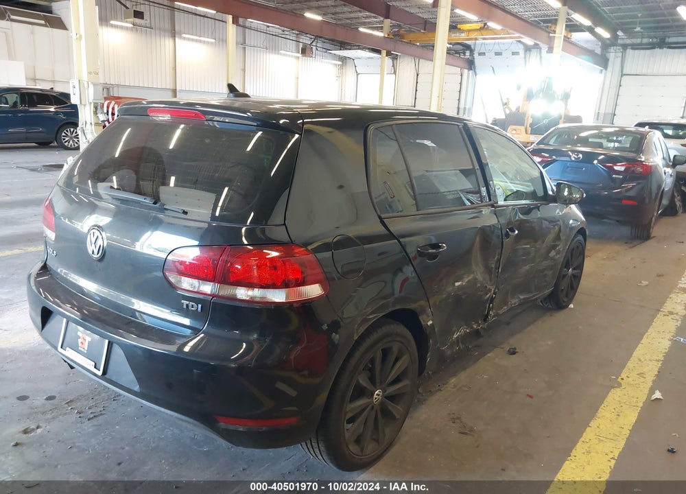 2012 VOLKSWAGEN GOLF TDI 4-DOOR VIN: WVWDM7AJ5CW161080
